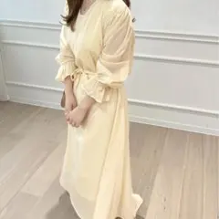 ワンピース　バックオープンワンピース　カシュクールワンピース　大きいサイズ