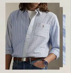 現行 POLO RALPH LAUREN ファンシャツ クラシックフィット QR