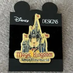 【ウォルトディズニーワールド】マジックキングダム ピンバッジ ミッキー WDW