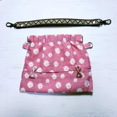 ポケットティッシュケースバネ口ポーチ