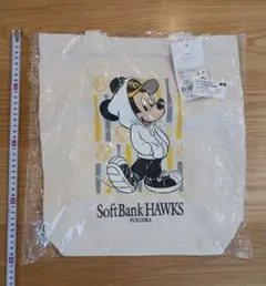 新品未開封　ホークス　ミッキー　コラボ　トートバッグ