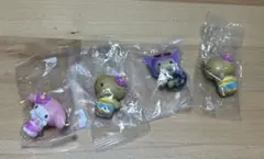 サンリオキャラクターズ　みんなでバカンス　フィギュア　4個セット