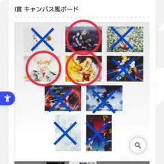 僕のヒーローアカデミア キャンバス風ボードセット 一番くじ I賞