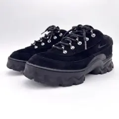 ナイキ ラハール ブラック レザー スエード ブーツ 厚底 24cm ②