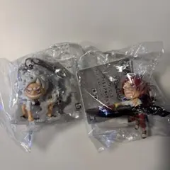 ワンピース　フィギュアキーホルダー ルフィ　シャンクス