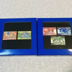 パッケージピンズ 赤緑青ピカチュウ 金銀クリスタル ルビーサファイア
