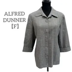 匿名配送✨ALFRED DUNNER 【F】サマージャケット 半袖 グレー