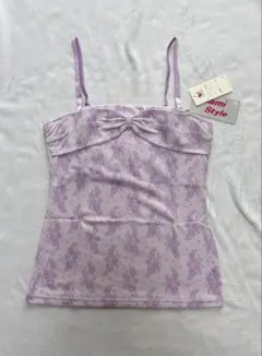 ワコール　キャミソール　薄紫色