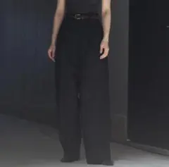 ssstein LONG WIDE TROUSERS BLACK Sのサムネイル