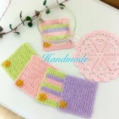 コースター6枚セット/ハンドメイド