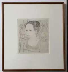 小磯良平 三人の女 銅版画 オフセット印刷 限定複製品 額装品 - メルカリ