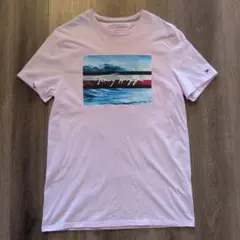 【試着のみ】トミーヒルフィガー ハワイ Tシャツ ピンク M