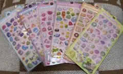 可愛い キャラクターシール 6シートセット