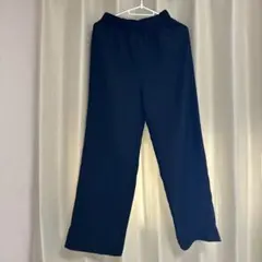 ブラック　ワイドパンツ ゴムウエスト　Sサイズ