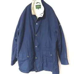 ネイビー フード付き ナイロンジャケット