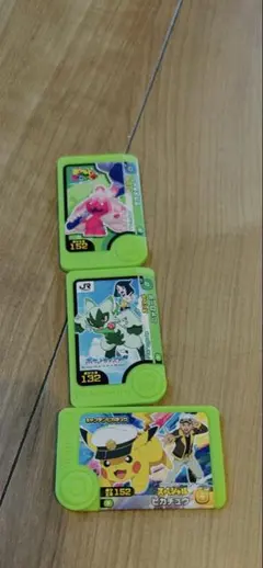 ポケモンフレンダ ピカチュウ ニャオハ デカヌチャン 3枚セット