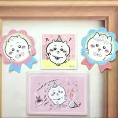 ちいかわ　ハチワレ　コレクションカード　ダイカットステッカー　あつめてシール