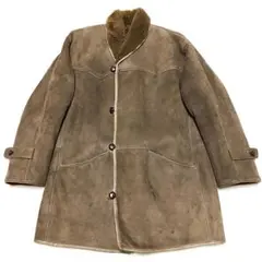 ★激レア★ヴィンテージ★イタリア製★SICONS★リアルムートンコート★M〜L★