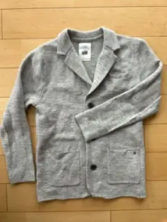 【中古】ZARA ジャケット グレー 128㎝