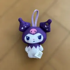 マクドナルド ぬいぐるみキーホルダー 紫
