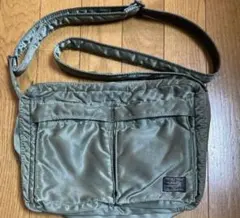 吉田カバンPORTER TANKER オリジナルショルダーバッグ グリーン(L)