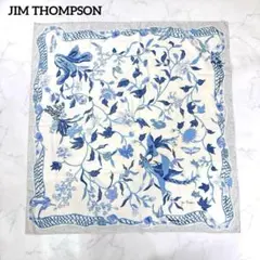 JIM THOMPSON ジムトンプソン 大判スカーフ シルク100% 花柄