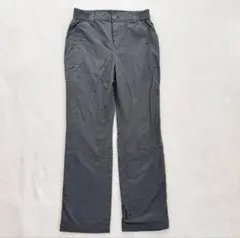 セシール レディース 裏起毛 ストレートパンツ L ウエストゴム