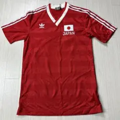 【希少】アディダスサッカー日本代表ユニフォーム80s刺繍国旗ワッペンオリンピック