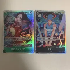ボア・ハンコック ＆ ヤマト sr 決戦の刻 ワンピースカード - メルカリ