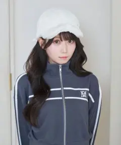 連休中お値下げ Rosé Muse Fluffy capファーキャップタグ付き