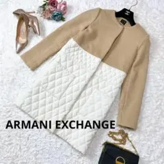 ARMANI アルマーニエクスチェンジ ノーカラーコート キルティング XSのサムネイル