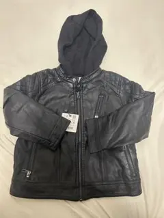 ZARA フード付き黒ジャケット 116センチ