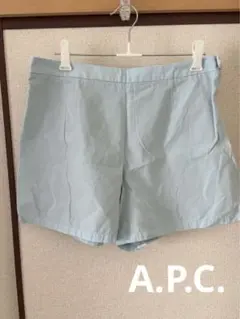 A.P.C. アーペーセー　ショートパンツ　水色　ライトブルーサイズMのサムネイル