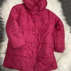 ケイトスペード ピンク 中綿コート ドット柄