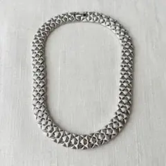 vintage ／Monet モネ シルバーカラー スネークネックレスのサムネイル