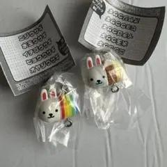 ウサコレフレンズ　つまんでつなげてますこっと　ニジウサギ　オヤジウサギ