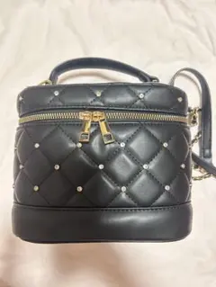 rosemuse bijou vanity bag ブラック ロゼミュ バッグ - メルカリ
