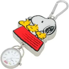 （新品未使用）スヌーピー リール付きナースウォッチ Peanuts 懐中時計