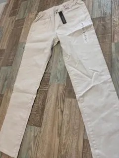 UNIQLO KIDS オフホワイト ロングパンツ 150cm