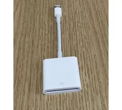 【純正】Apple Lightning SDカードカメラリーダー A1441