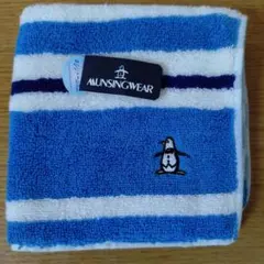 Munsingwear ハンカチ タオル ブルー ボーダーのサムネイル