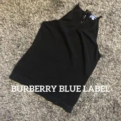 BURBERRY BLUE LABEL バーバリータンクトップ 黒38 三陽商会のサムネイル