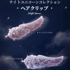 新作　フラワーノーズ　ナイトユニコーンコレクション　ヘアクリップ　2点セットのサムネイル