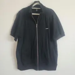 BURBERRY BLACK LABEL ジップアップスウェットトップス