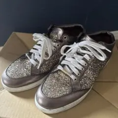 JIMMY CHOO スニーカー グリッター メタリックのサムネイル