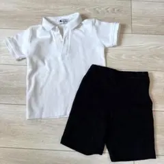 ドレッサージュ　ポロシャツ&ハーフパンツ　100センチ