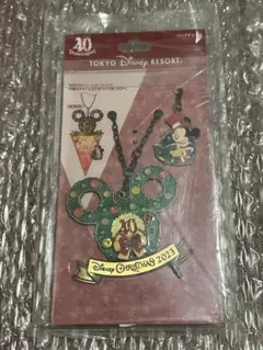 新品 ディズニー クリスマス バッグチャーム 40周年のサムネイル