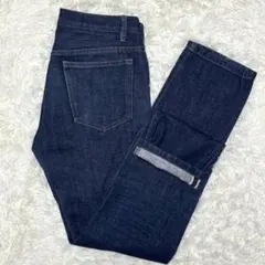 A.P.C. アーペーセー W27 デニムパンツ セルビッチ 赤耳 濃紺 美品のサムネイル