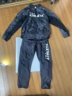 アスレタ　ウィンドブレーカー　ピステ　セットアップ　Lフットサル　黒