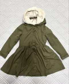 極美品　kate spade フード付きジャケット 120cm セール】ガールズ ダンボールニット3wayパーカ（ブルゾン